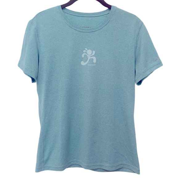 Brooks Running Distance Graphic Technical Tee Blue - Picture 13 of 13